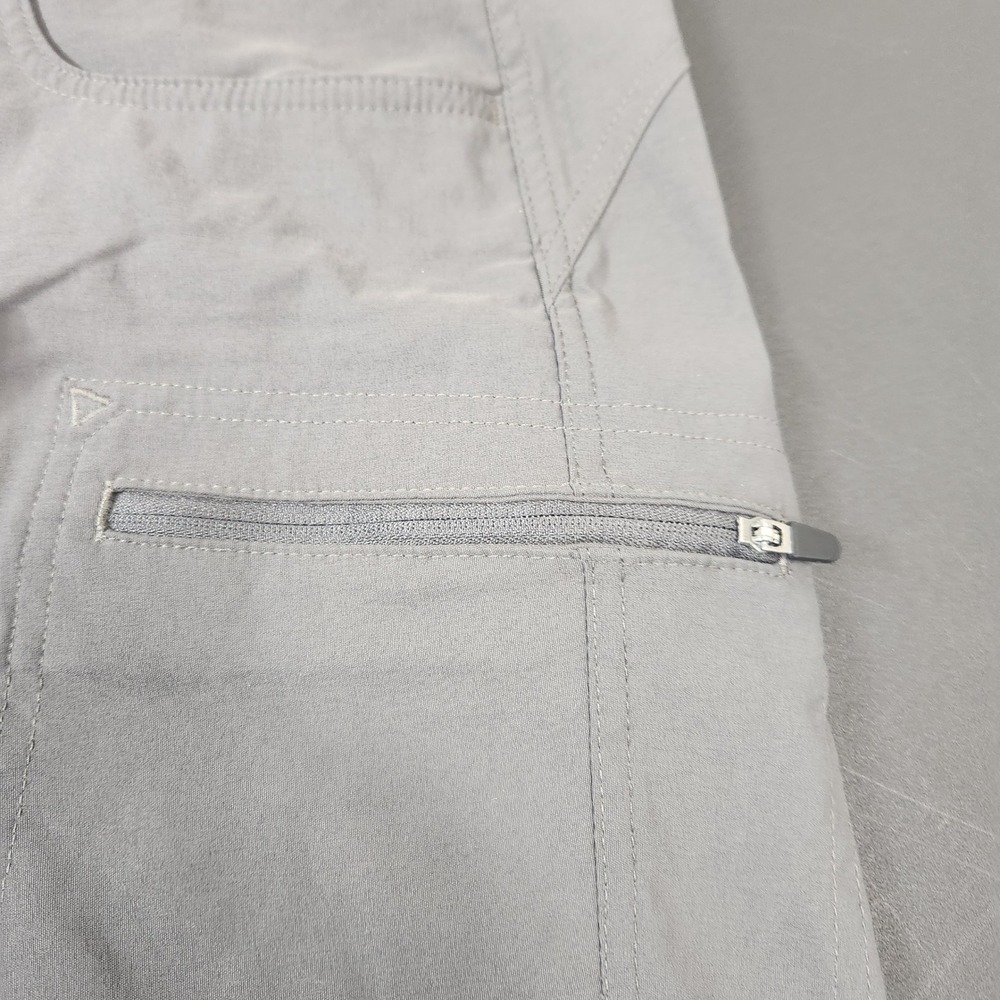 Eddie Bauer First Ascent Women 16 Gray Guide Hiking Cargo Shorts Stretch Outdoor - Picture 4 of 9